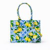 Book Tote Set - Key Charm & Matching Foldable Shopper